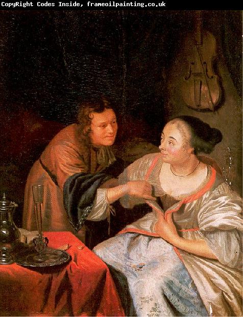 MIERIS, Frans van, the Elder Carousing Couple